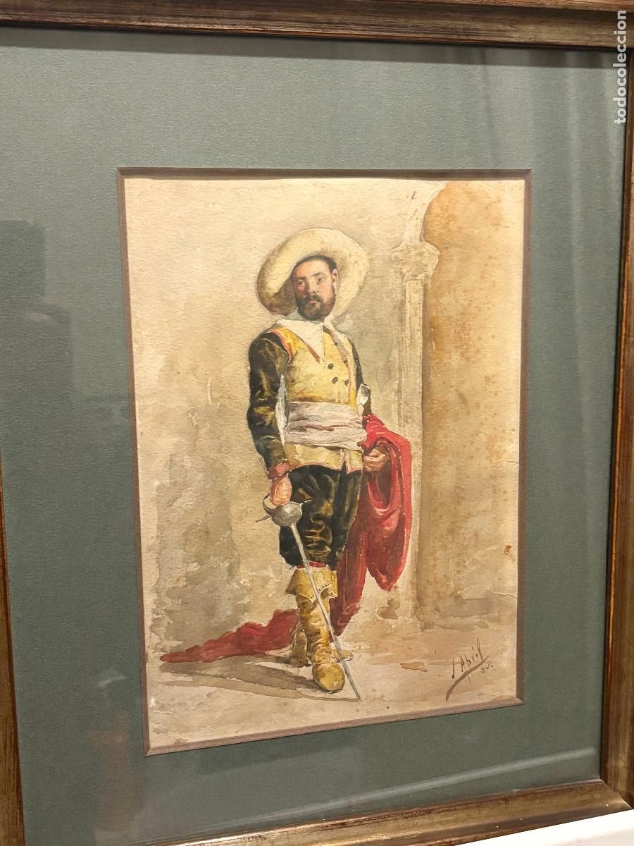 Arte: Mosquetero, por Salvador Abril (Valencia 1862-1934)