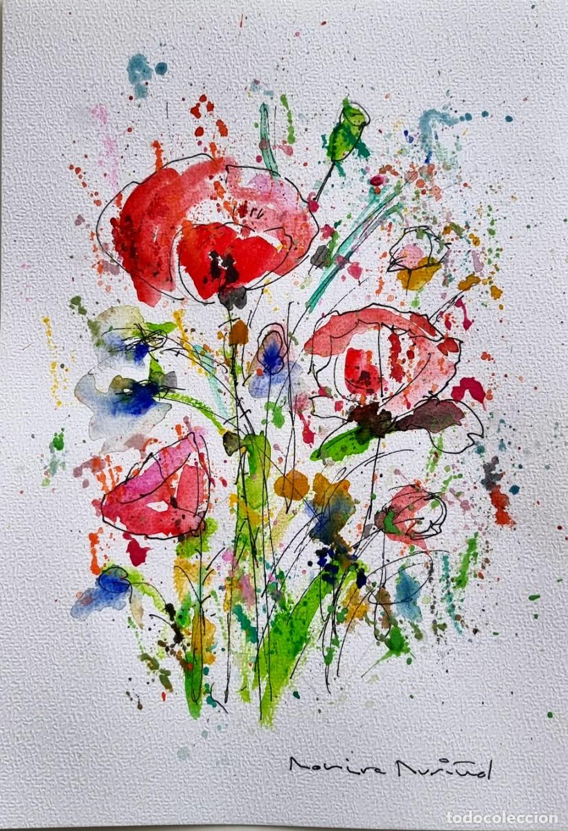 Arte: ACUARELA ORIGINAL UNICA - FIRMADA Y CERTIFICADA - NUEVA -ENVIO GRATIS