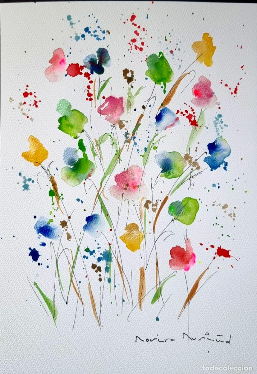 Arte: ACUARELA ORIGINAL UNICA - FIRMADA Y CERTIFICADA - NUEVA -ENVIO GRATIS