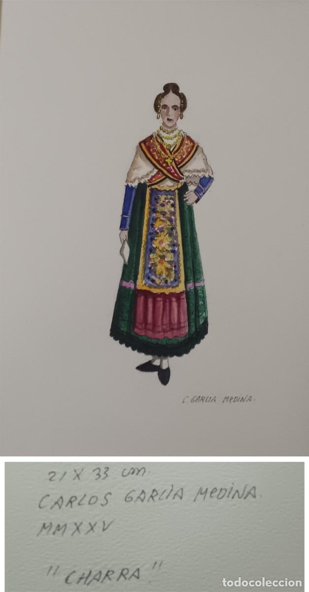 Arte: ACUARELA &rdquo;CHARRA 23X31&rdquo;