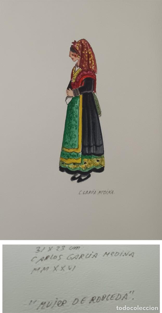 Arte: ACUARELA &rdquo;MUJER DE ROBLEDA&rdquo;