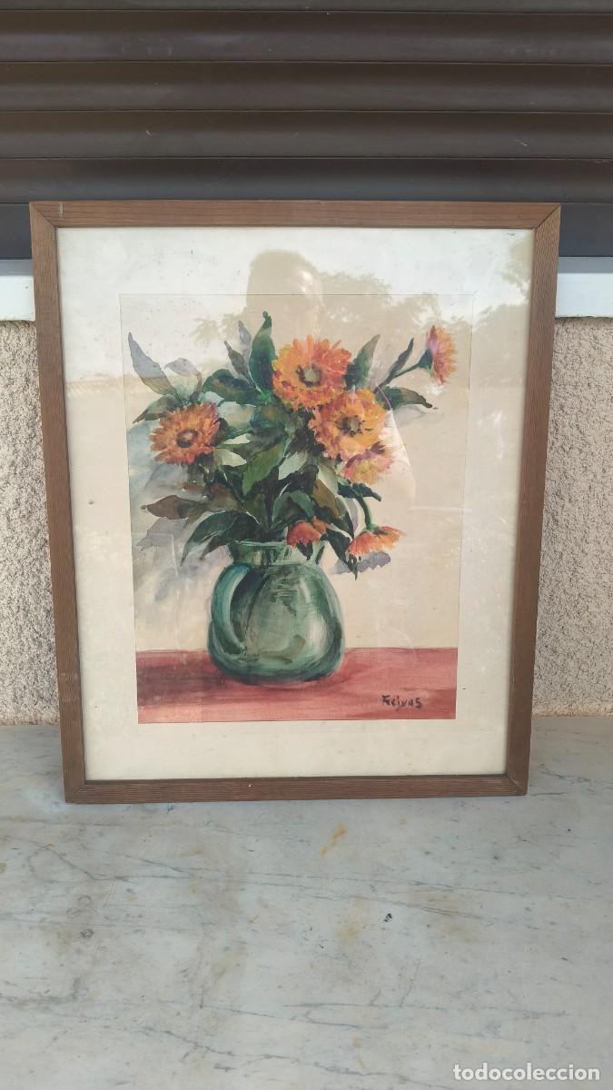 Arte: Aquarelle originale sign&eacute;e Antoni Frexas 1960