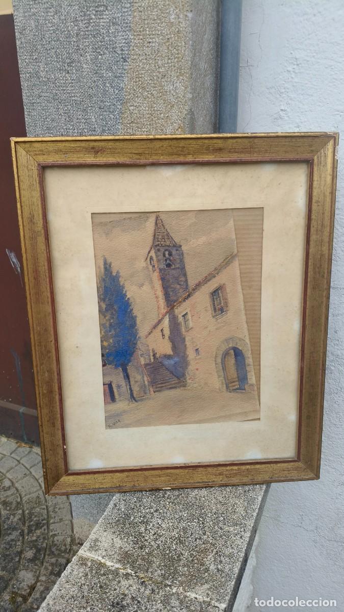 Arte: Aquarelle originale sign&eacute;e Ramon Vila 1950