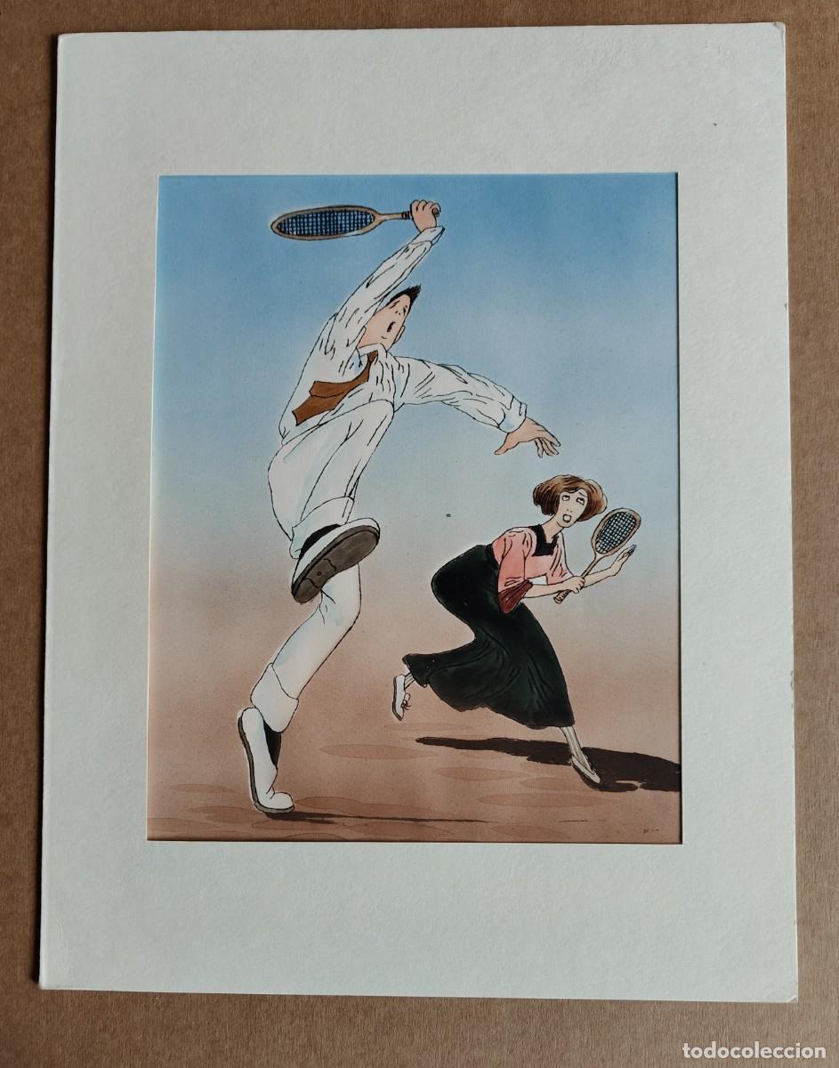 Arte: Dibujo a la acuarela de 1920