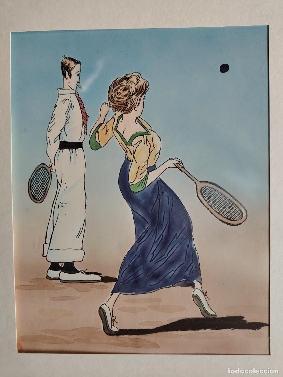 Arte: Dibujo. Acuarela de 1920 - Foto 2