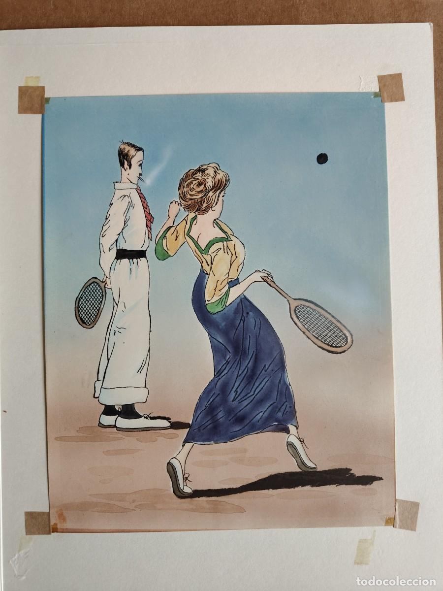 Arte: Dibujo. Acuarela de 1920 - Foto 6