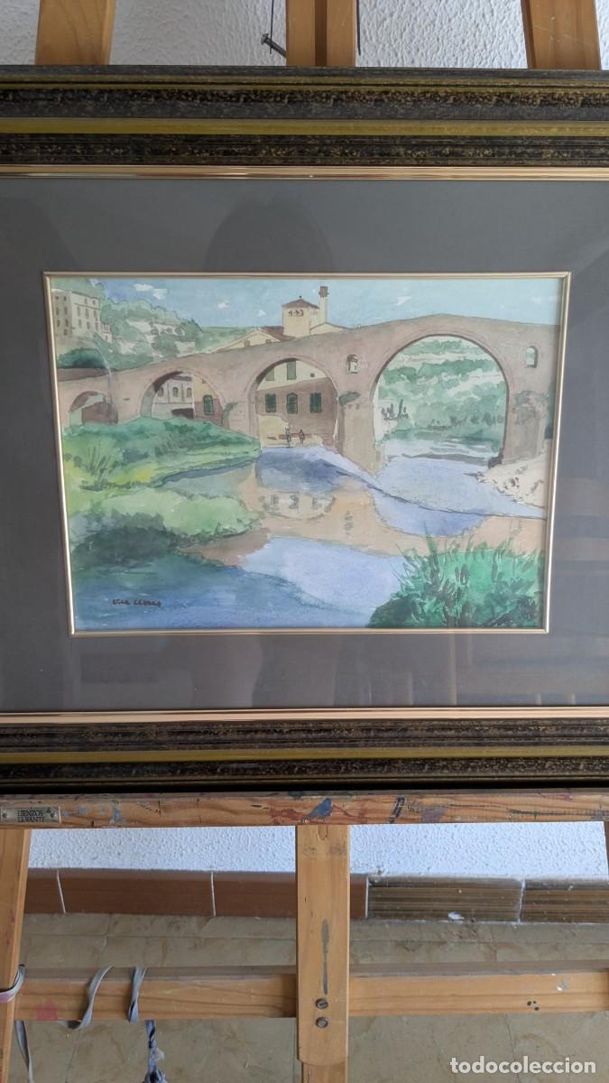 Arte: Acuarela. Paisaje. Pintor Vila Closes