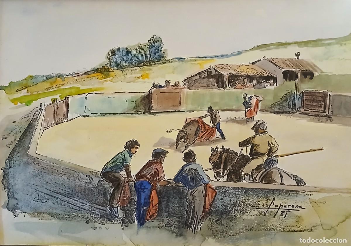 Arte: Acuarela pintor de Navarra Antonio Loperena
