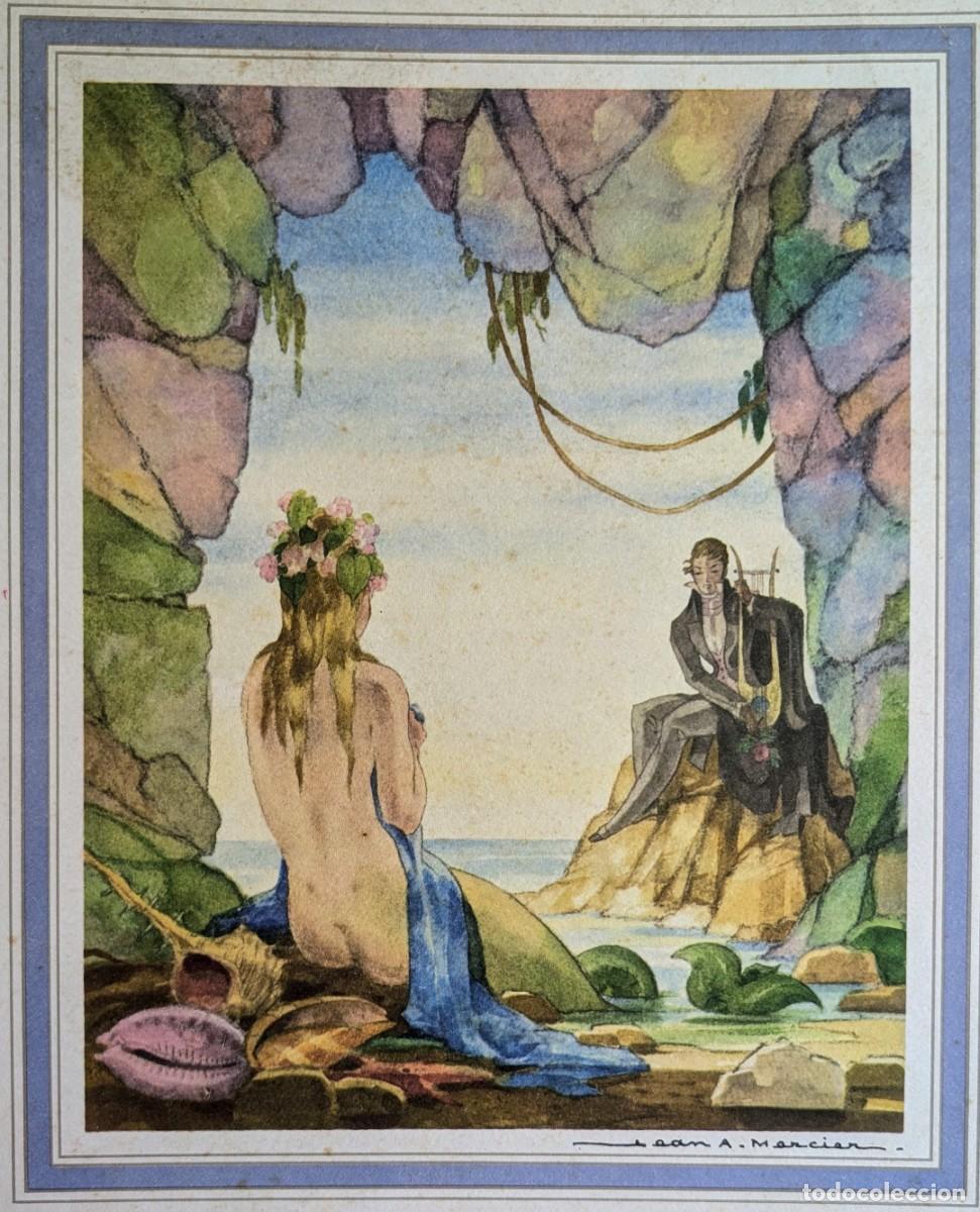 Arte: Jean A. Mercier - Antiguo Men&uacute; Transatl&aacute;ntico