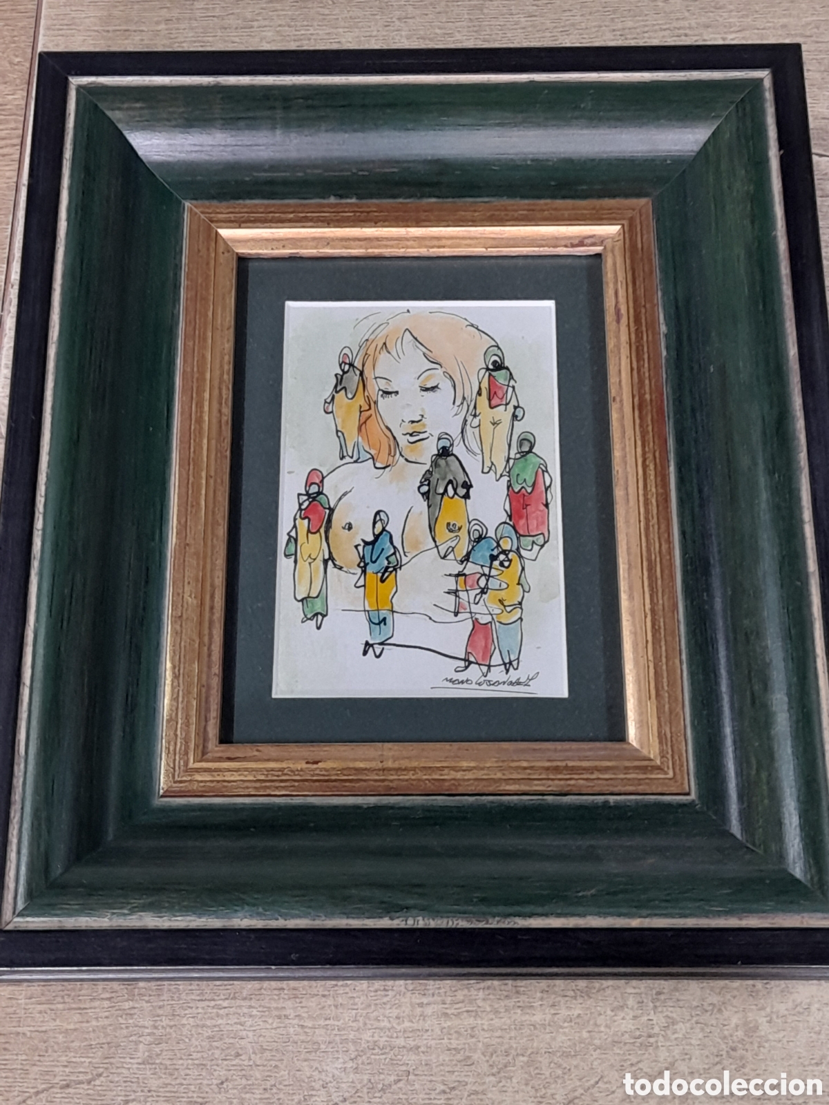 Arte: Acuarela del pintor canario Manolo S&aacute;nchez