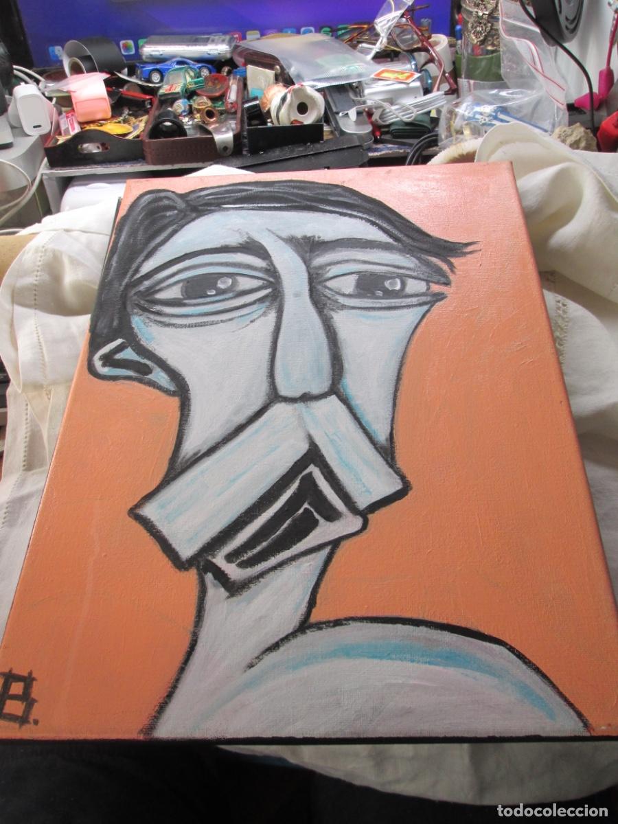 Arte: RETRATO FIRMADO POR B-POTERO 40 X30 CMS