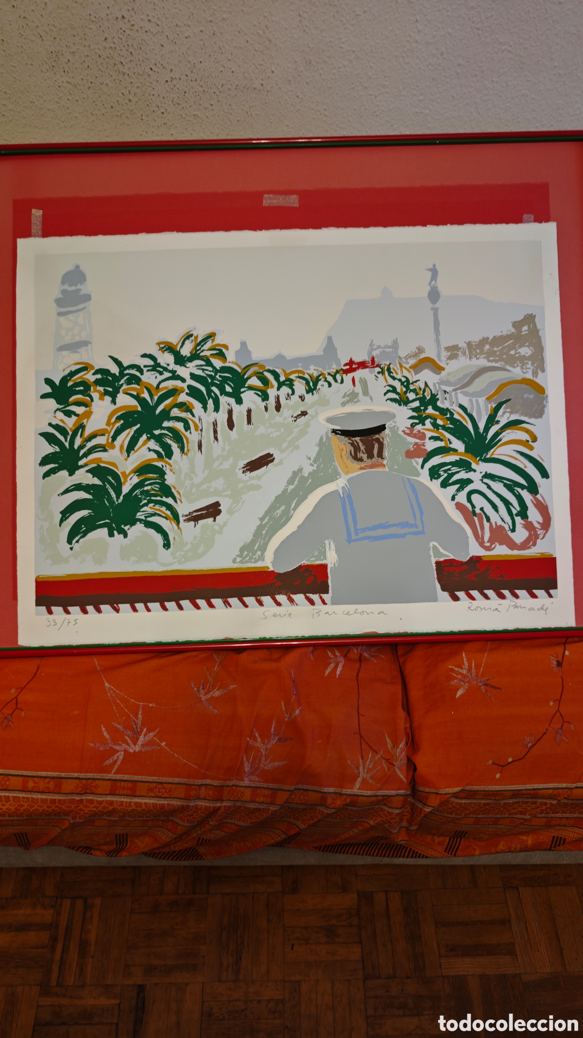 Arte: Litograf&iacute;a Rom&agrave; Panad&egrave;s - Serie Barcelona 33/75