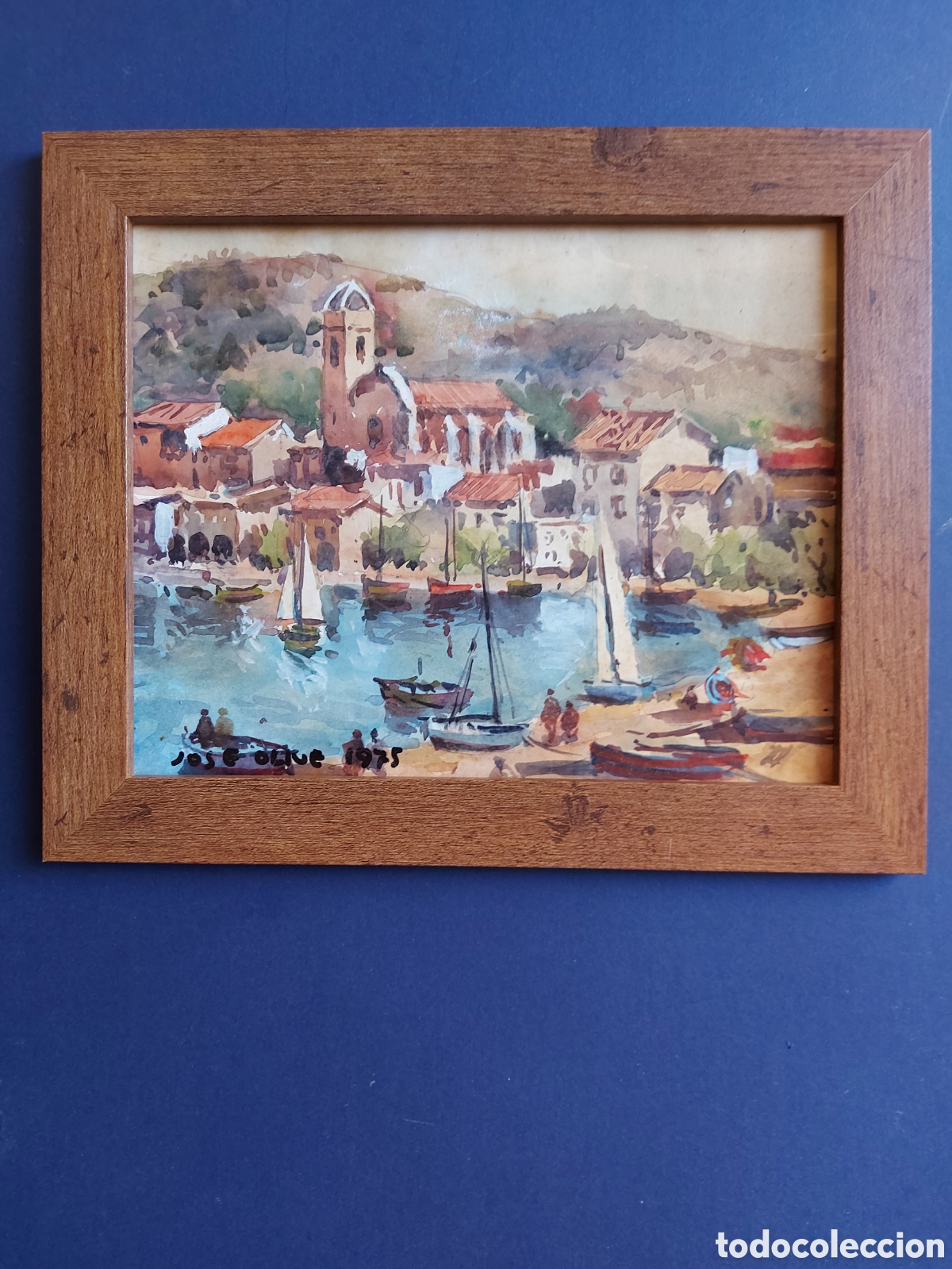 Arte: JOSE OLIVE PUEBLO PESQUERO COSTA BRAVA