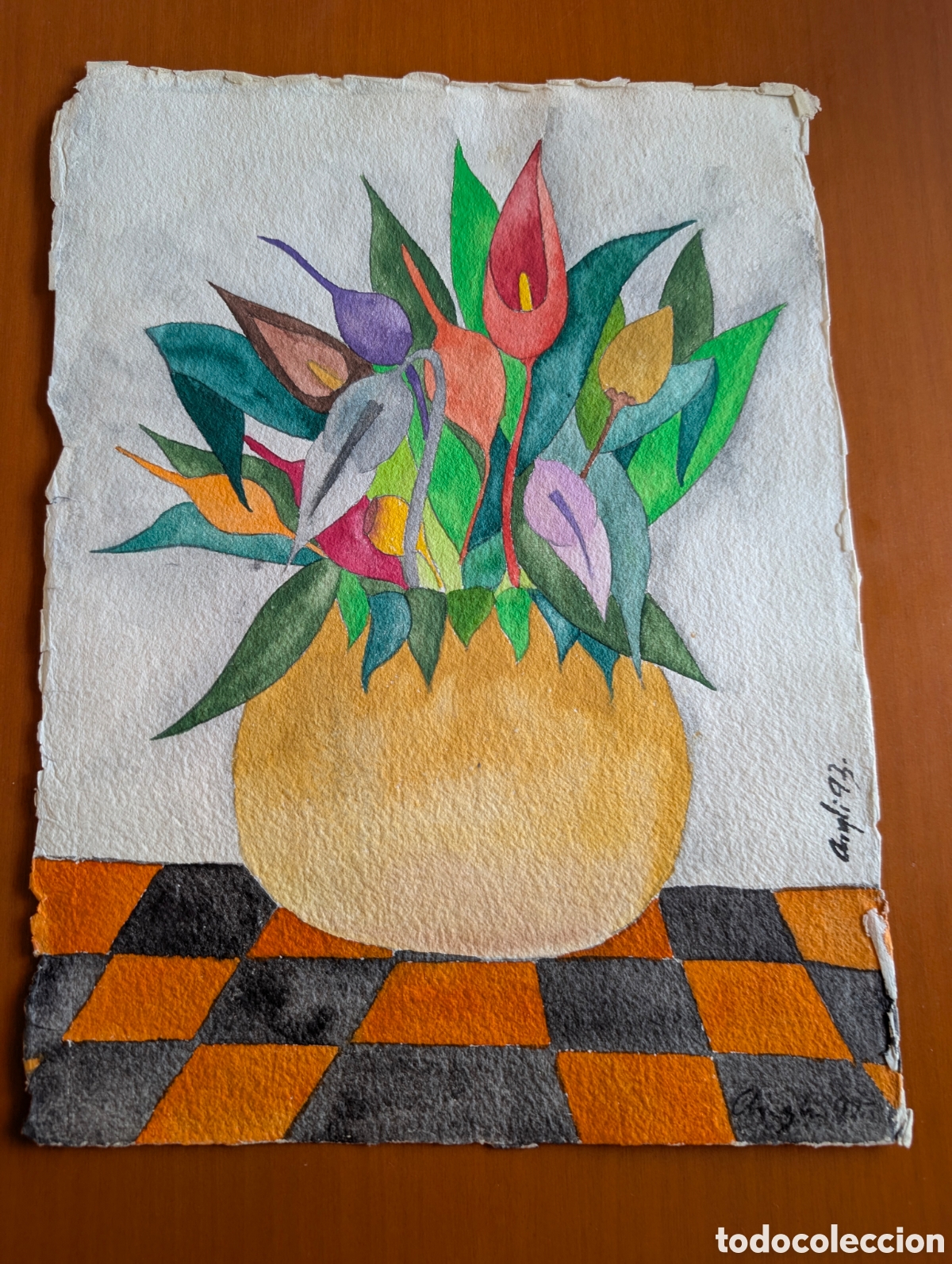 Arte: Acuarela de Jos&eacute; Angli