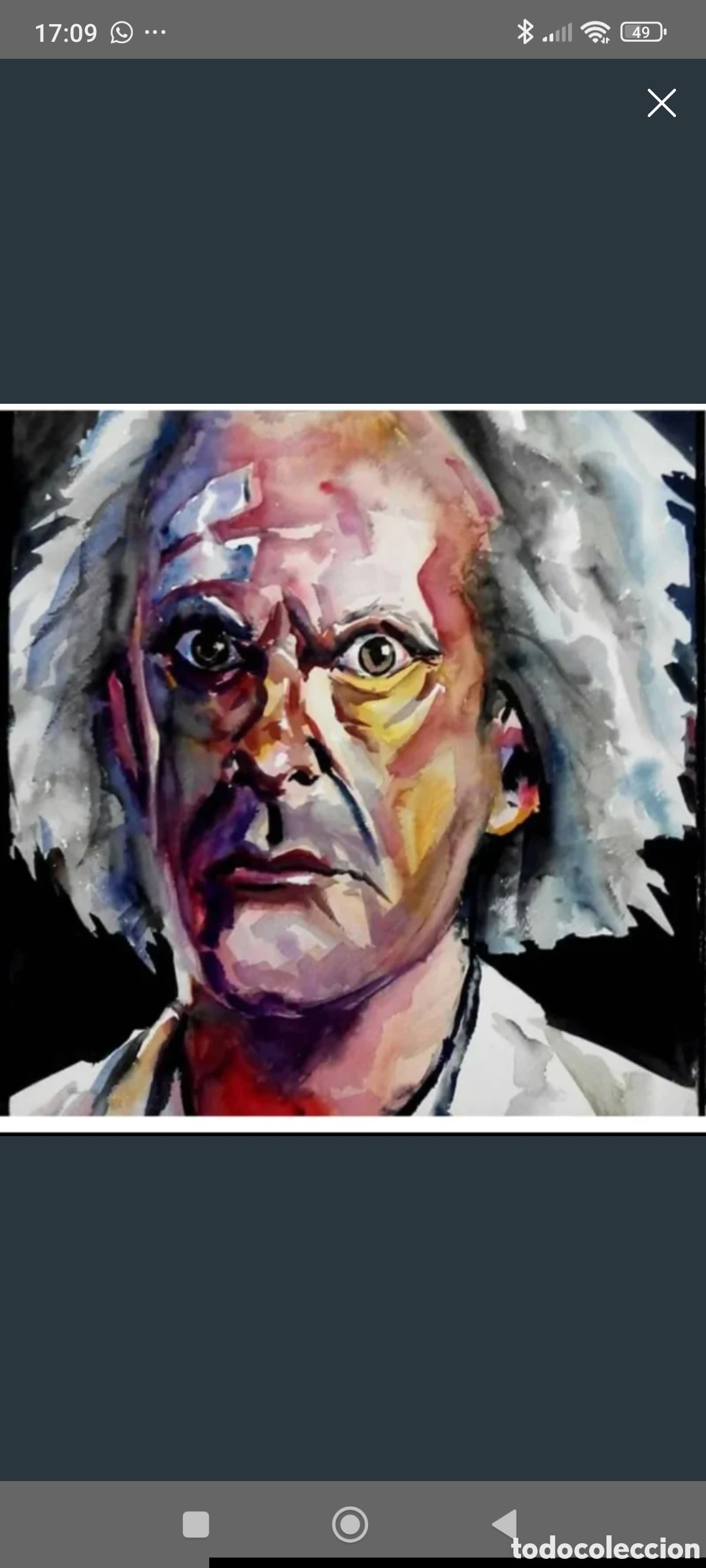 Arte: Retrato del Doctor Emet Brown