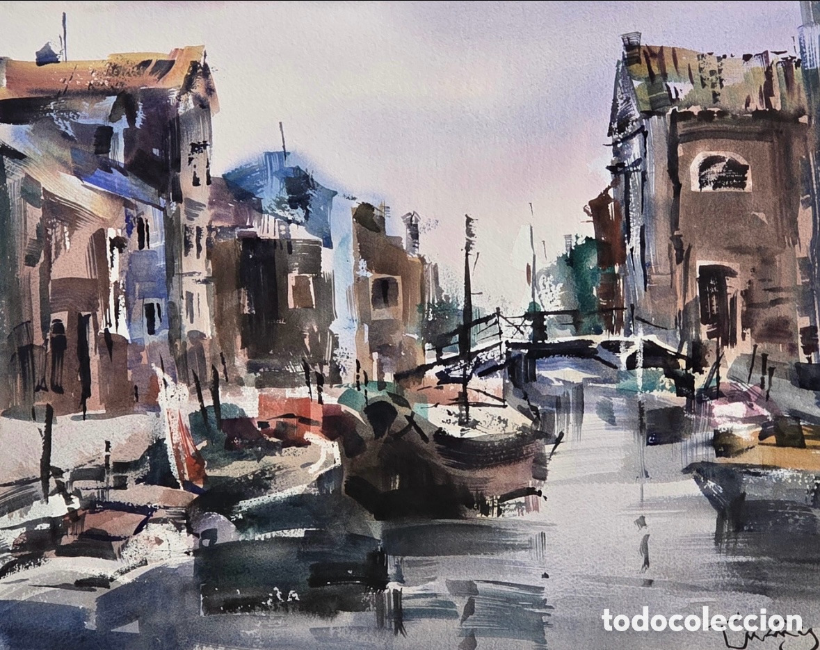 Arte: Josep Crua&ntilde;as cuadro de Burano