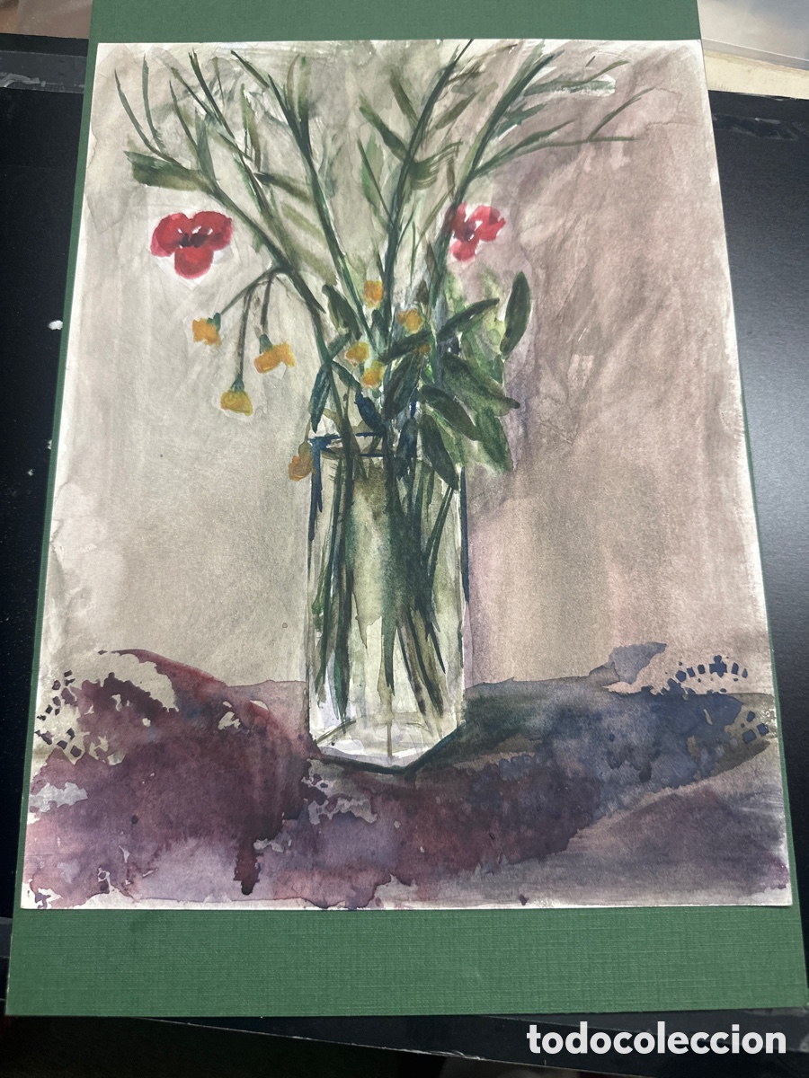Arte: ramo de flores con amapolas - Foto 3