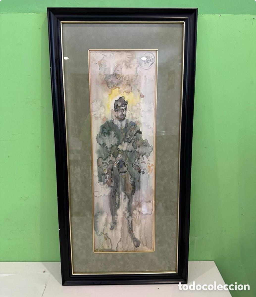 Arte: Carles Prun&eacute;s (Barcelona 1937-2017) Acuarela original firmada &ldquo;El Guardia&rdquo; . Obra catalogada