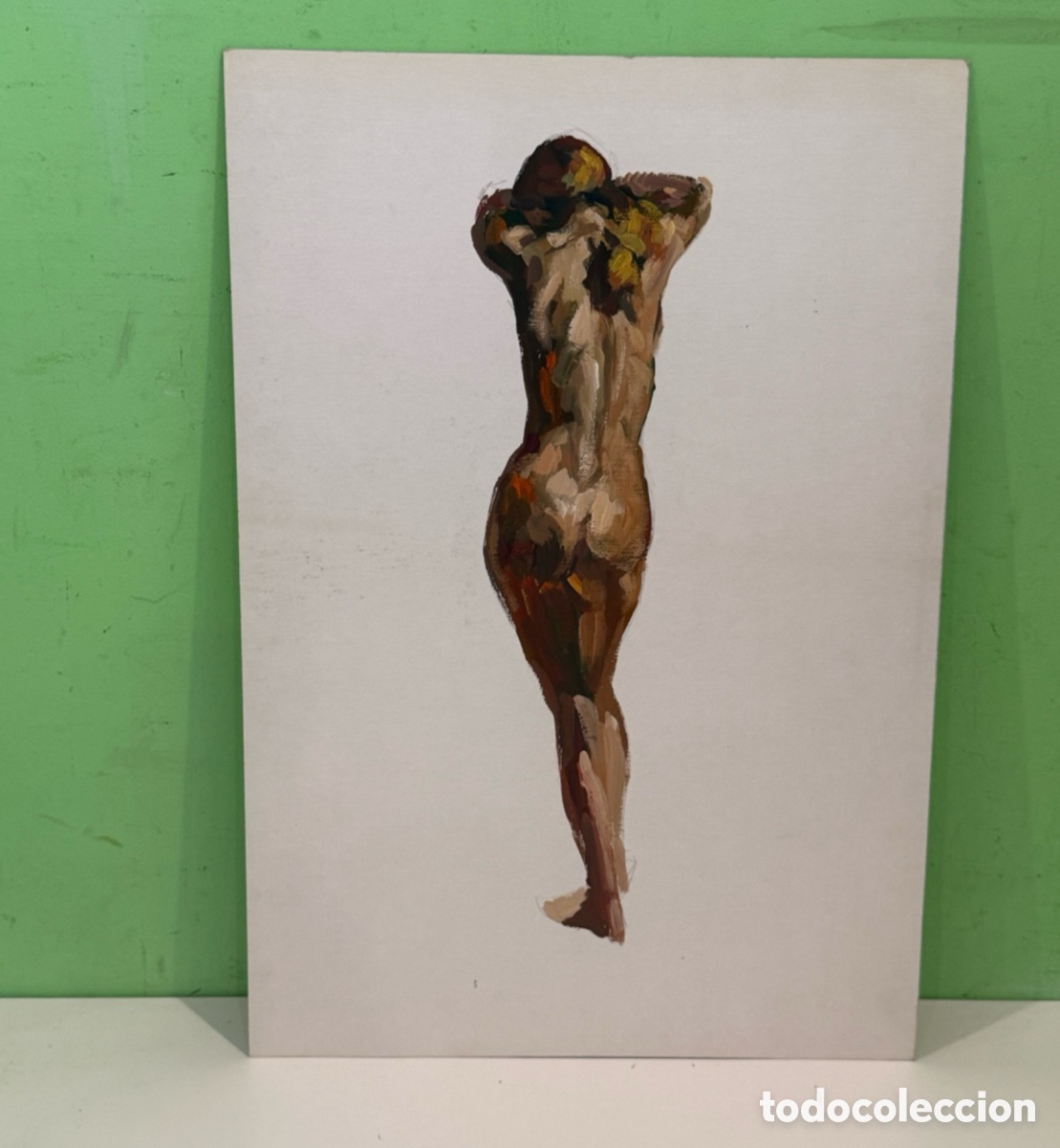 Art: Carles Prun&eacute;s (1937-2017) Barcelona &ndash; Acuarela original. Estudio de desnudo femenino &ndash; 34 x 49 cm
