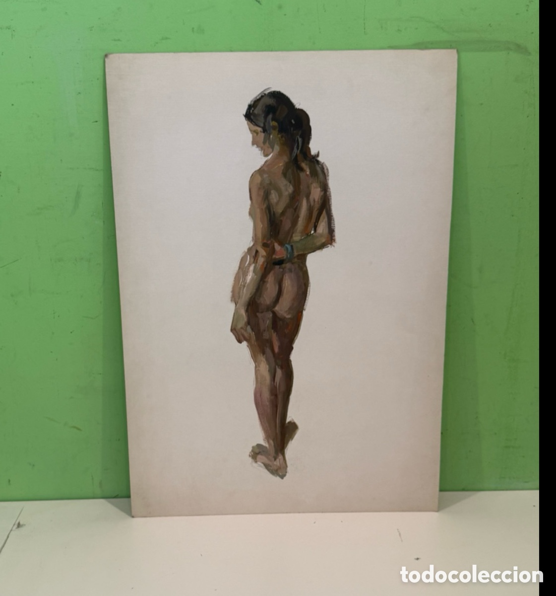 Arte: Carles Prun&eacute;s (1937-2017) Estudio de desnudo femenino &ndash; Acuarela original