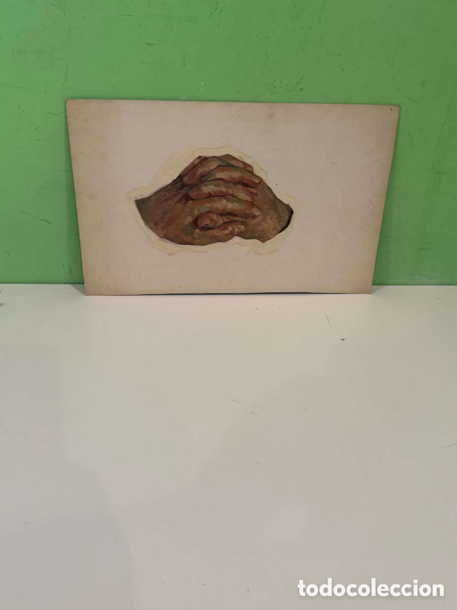 Art: Carles Prun&eacute;s (1937-2017) Acuarela original &ndash; Estudio de manos (40 x 30 cm)