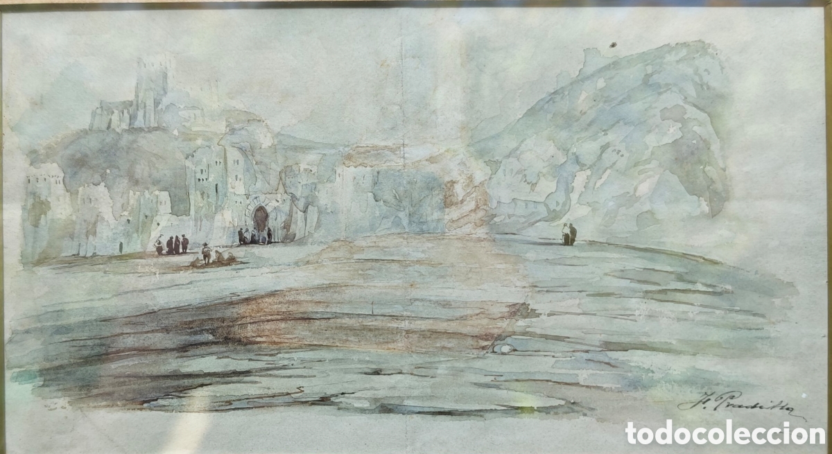 Arte: Acuarela del pintor Francisco Pradilla - Foto 7