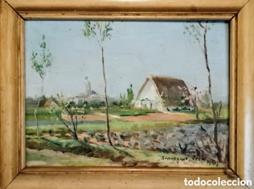 Art: Pintura de una barraca valenciana de Roberto Sarguenet Vera