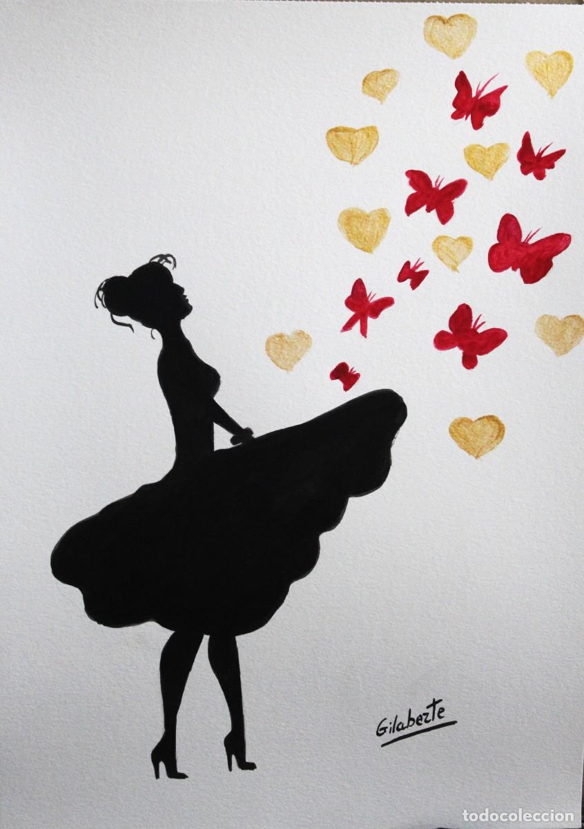 Art: Mariposas y corazones obra de Mercedes Gilaberte