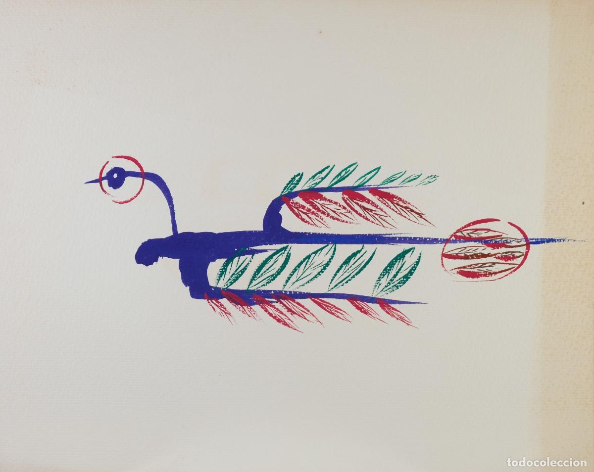 Arte: Gouache sobre papel Composici&oacute;n siglo XX
