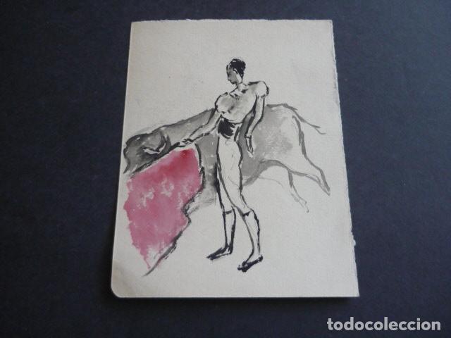 Arte: TORERO ACUARELA 11,5 X 15 CM