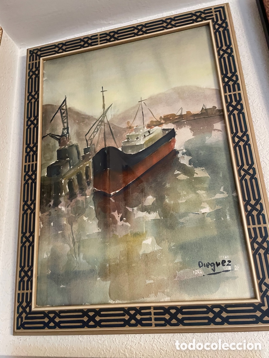Arte: Mar&iacute;a Di&eacute;guez &ndash; Acuarela firmada &ndash; Agrupaci&oacute;n Vasca de Acuarelistas