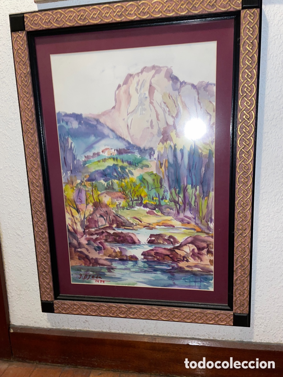 Arte: Josefina Ojeda Garay &ndash; Acuarela firmada y fechada 1984