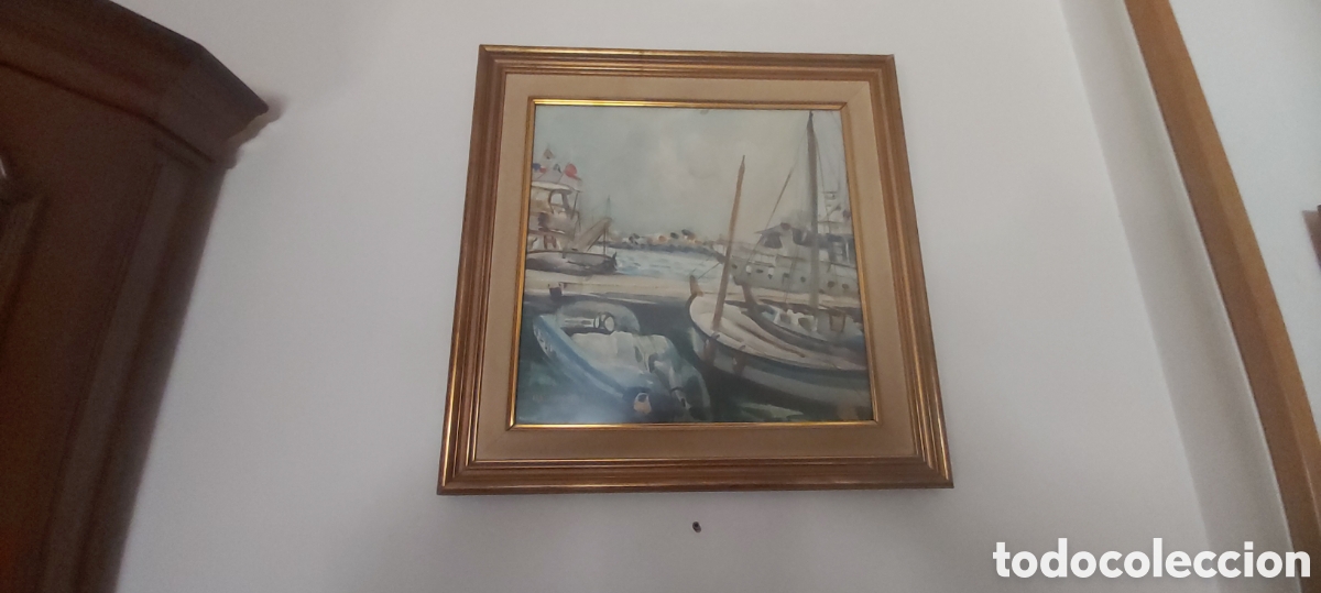Arte: ACUARELA MARINA. MAURICI PLA. 1977.MANRESA