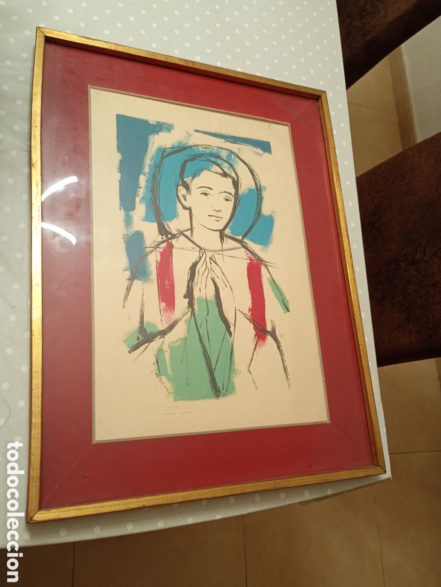 Arte: &iquest;Enric Crist&ograve;for Ricart? (Vilanova i la Geltr&uacute;, Garraf, Barcelona) Sant Mart&iacute; aquarel&middot;la