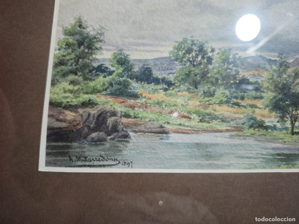 Arte: Acuarela 1897 A. Matarredona - Foto 2