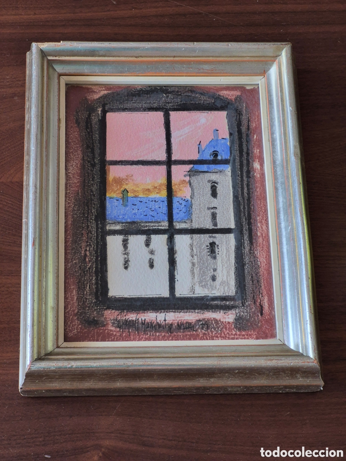 Arte: JORDI PAGANS MONSALVATJE (1932-2017) TECNICA MIXTA O ACUARELA / PAPEL. FIRMADO Y FECHADO.