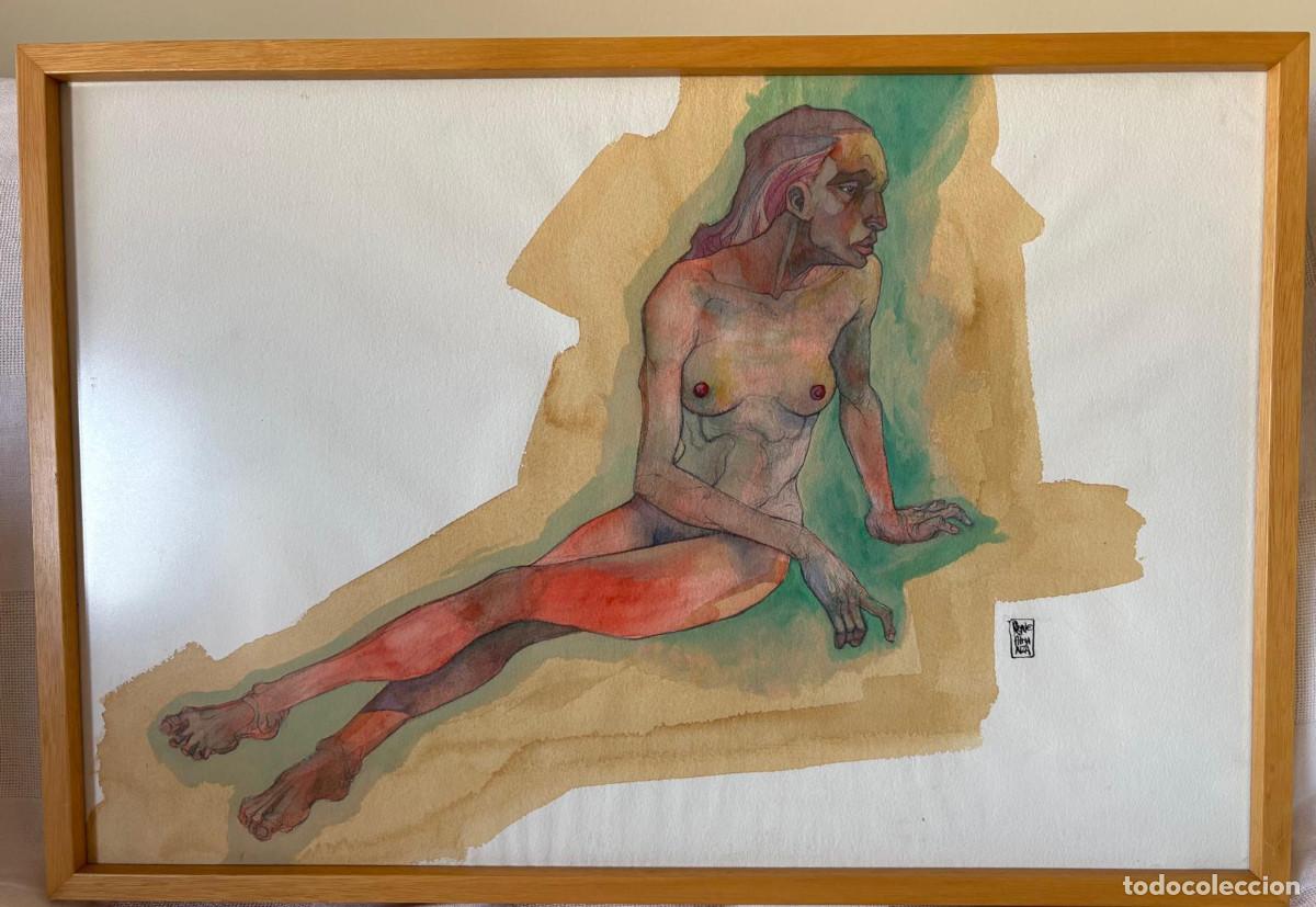 Arte: Desnudo de Ren&eacute; Almanza , Monterrey (1979) Mex.