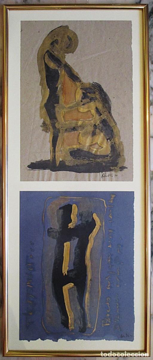 Arte: &iexcl;URGE VENTA POR LIQUIDACI&Oacute;N! 2 ACUARELAS DE PEP ADMETLLA (Salt, Girona, 1962) FIRMADAS Y ENMARCADAS