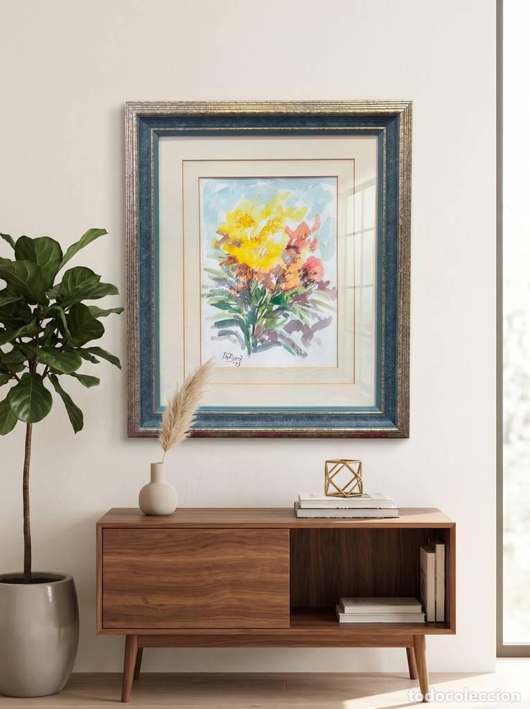 Arte: ACUARELA RAMO DE FLORES