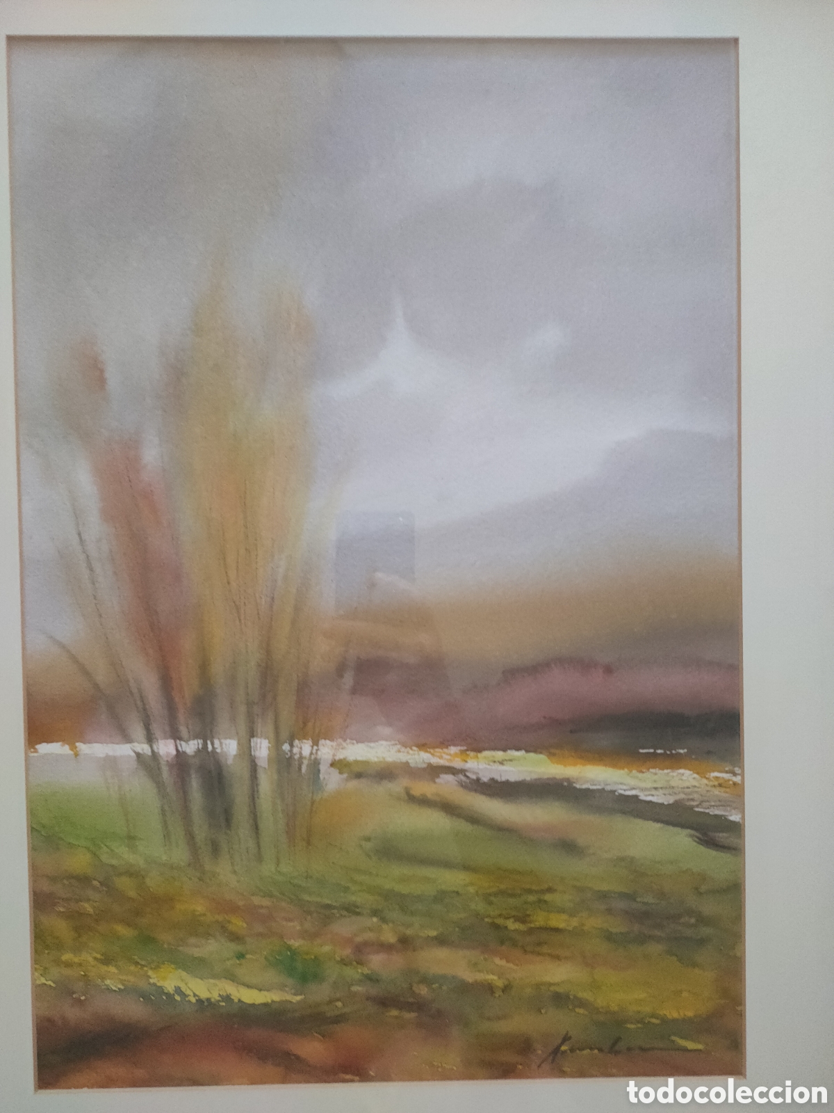 Arte: Xavier Galiza acuarela original firmada