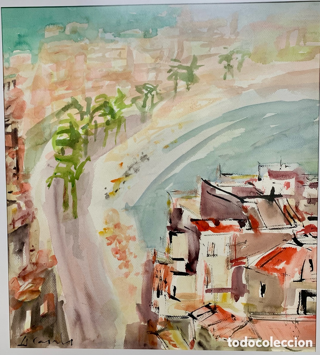 Arte: Amadeu Casals 1930-2010, Preciosa marina, 41x45 obra y 58,5x62 con marco