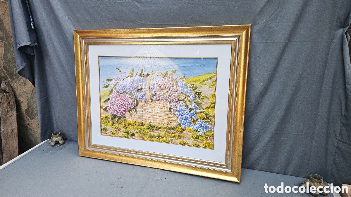 Arte: Acuarela del famoso pintor canario Paco Ruiz