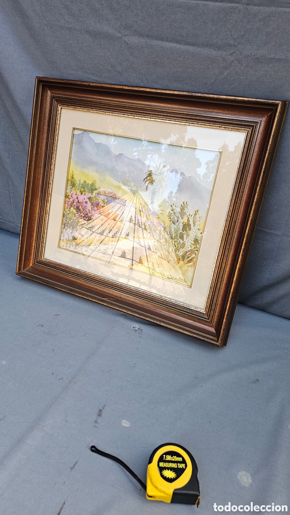 Arte: Acuarela del famoso pintor canario Paco Ruiz