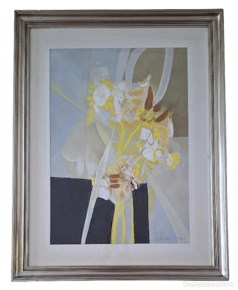 Arte: Cuadro original de Mariano Villalta (1928-1984) - T&eacute;cnica Mixta - A&ntilde;o 1973