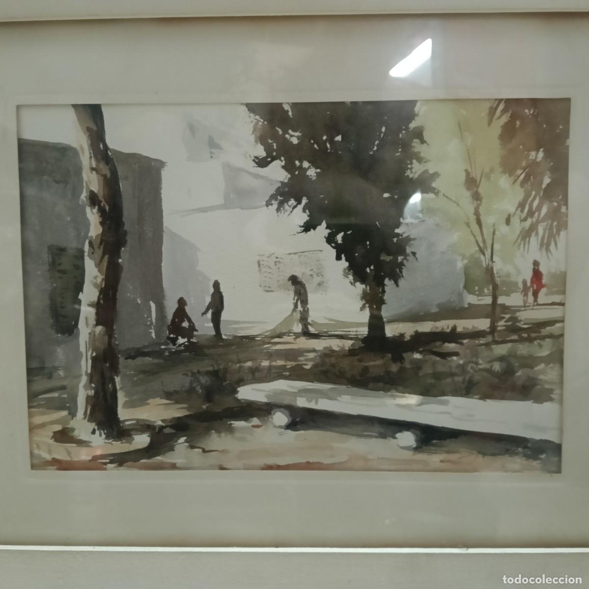 Arte: ACUARELA A IDENTIFICAR FIRMADA - 33X23CM