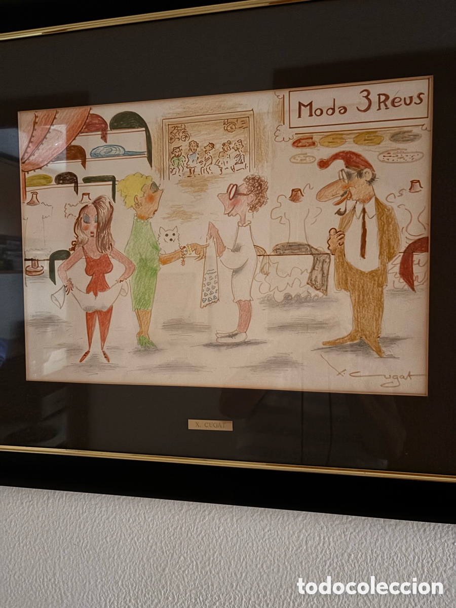 Arte: Cuadro Xavier Cugat pintado en acuarela - Foto 5