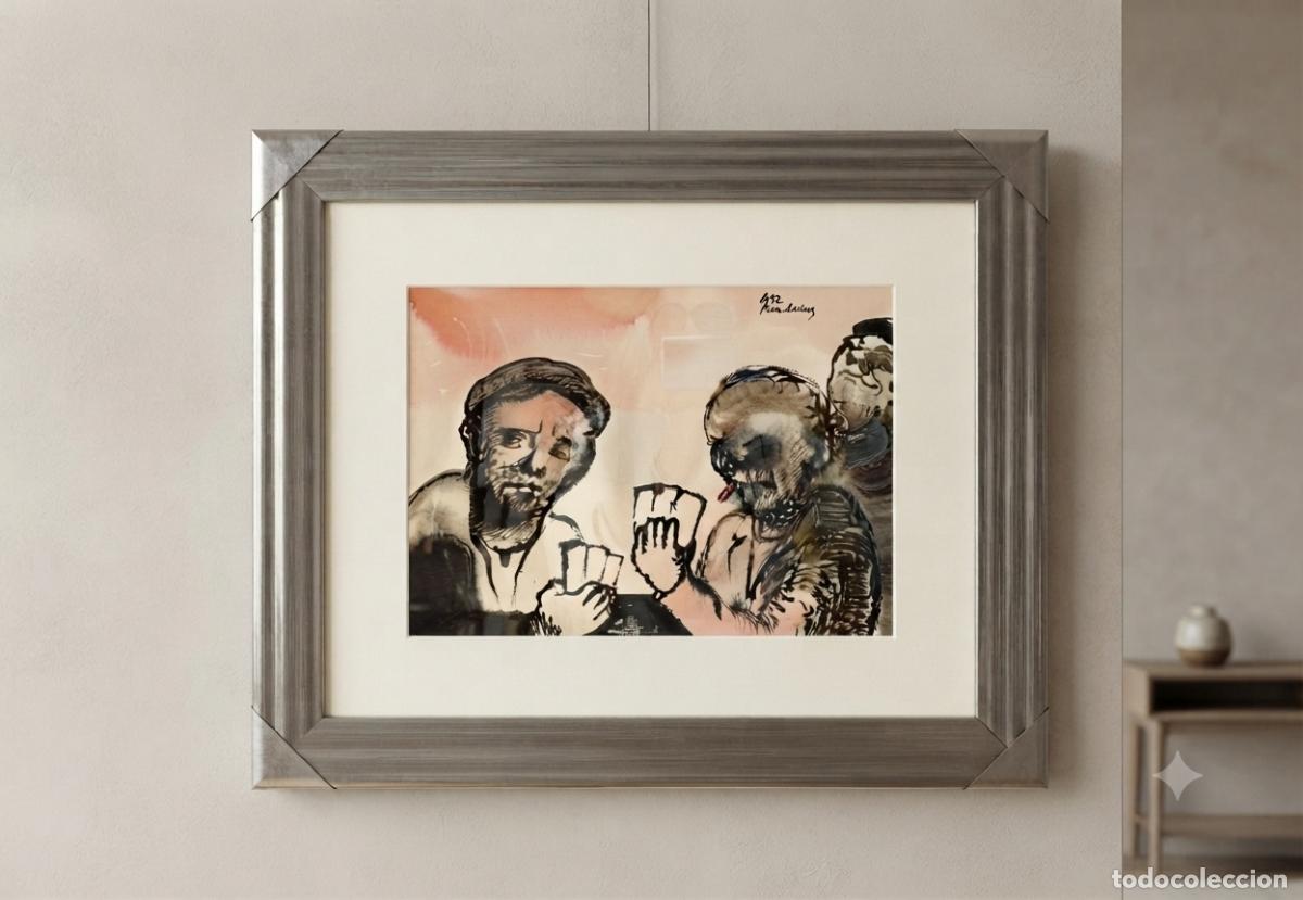 Arte: P&Eacute;REZ BELLAS, AGUST&Iacute;N. ACUARELA ENMARCADA