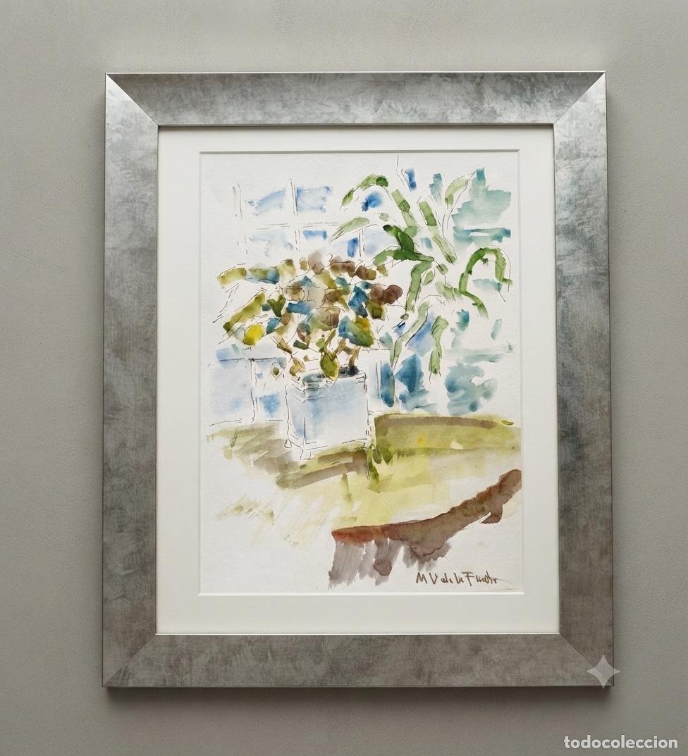 Kunst: Mar&iacute;a Victoria de la Fuente. Sin t&iacute;tulo. Acuarela