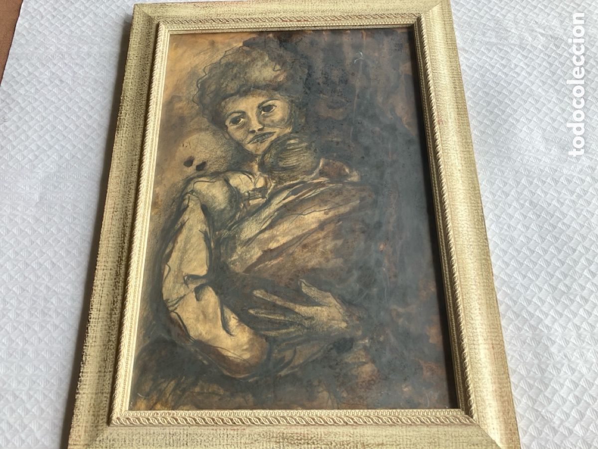 Arte: Acuarela con firma a identificar - Foto 6