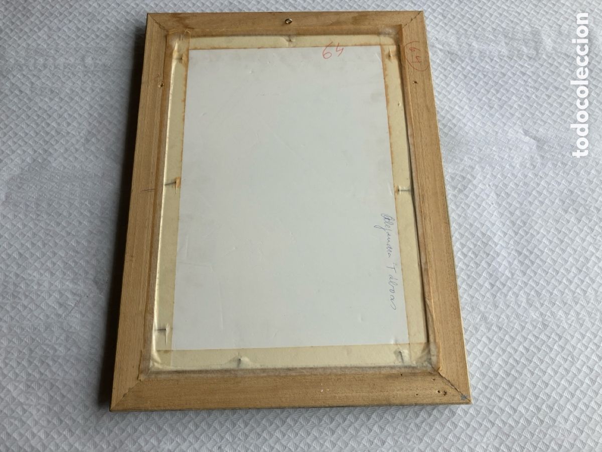 Arte: Acuarela con firma a identificar - Foto 7